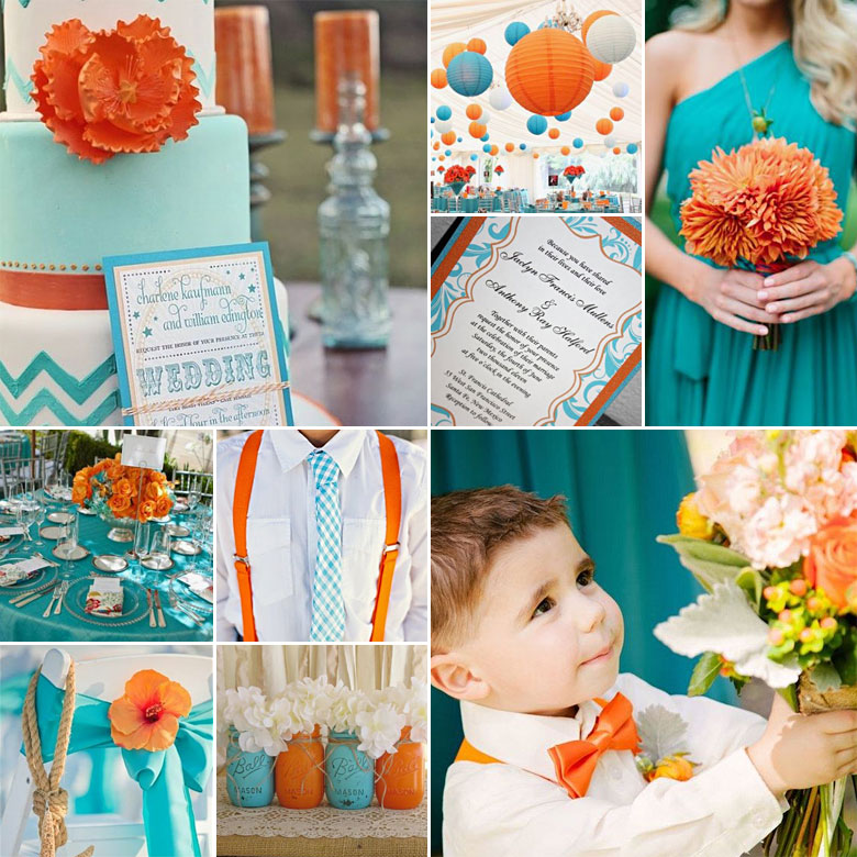 Turquoise + Orange { Rich + Radiant }