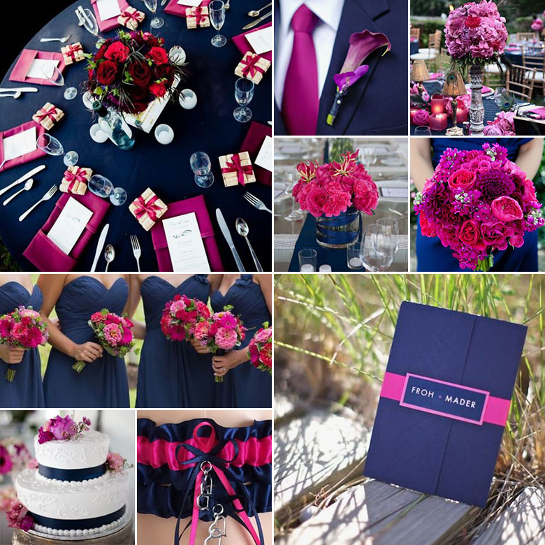 Navy + Magenta { Colour Explosion }