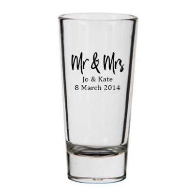 Mr and Mrs Shot Glass