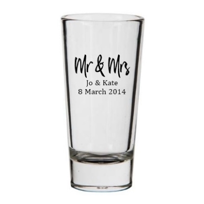 Mr and Mrs Shot Glass