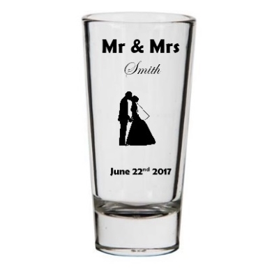 Mr & Mrs Surname Shot Glass