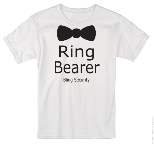 Bling Security Ring Bearer T-Shirt