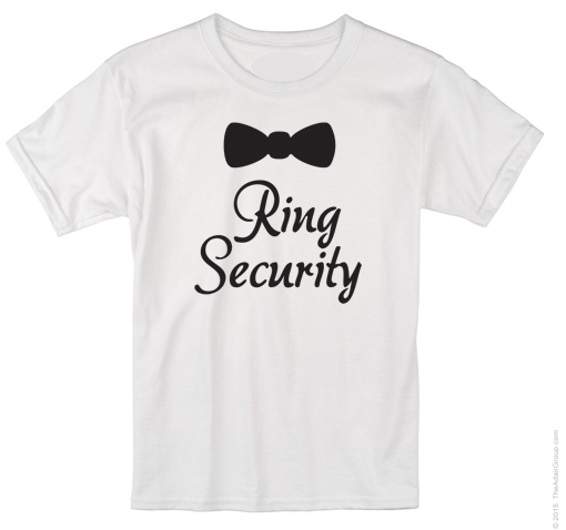 Bow Tie Ring Security T-Shirt