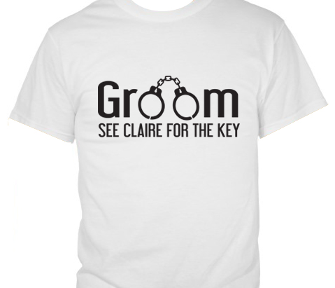 Handcuffed Groom with Keys T-Shirt