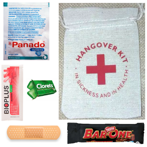 Packed Hangover Bags