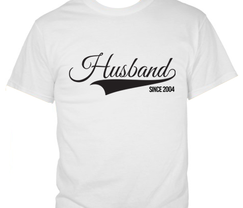Husband Baseball Style T-shirt