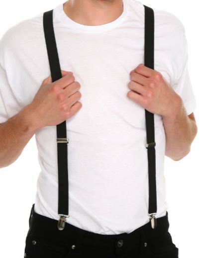 Black Suspenders / Braces