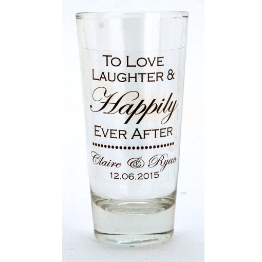 To Love Laughter Shot Glass