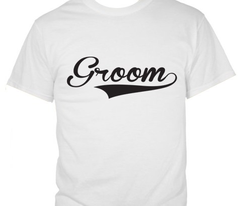 Baseball Style Groom T-Shirt