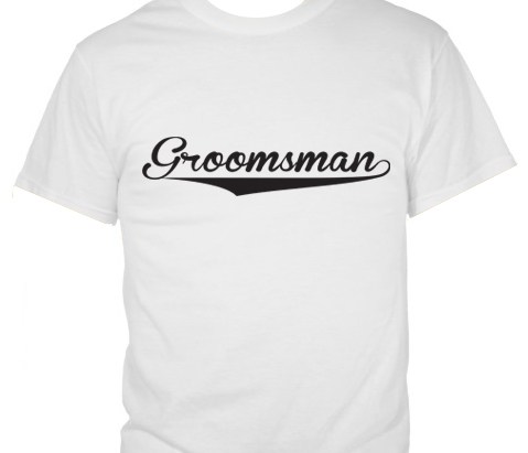 Baseball Style Groomsman T-Shirt
