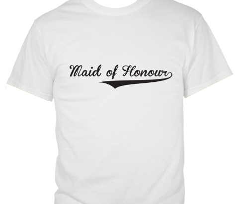 Baseball Style Maid Of Honour T-Shirt