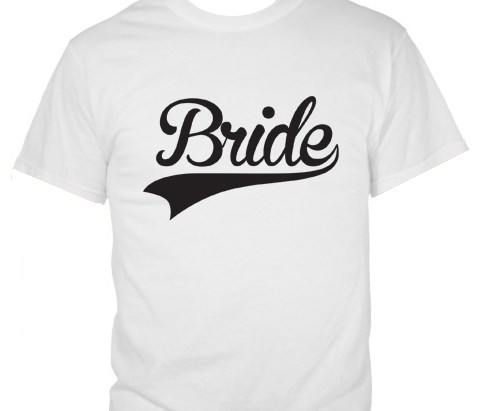 Baseball Style Bride T-shirt