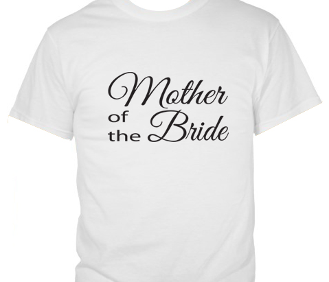 Cursive Mother of the Bride T-Shirt