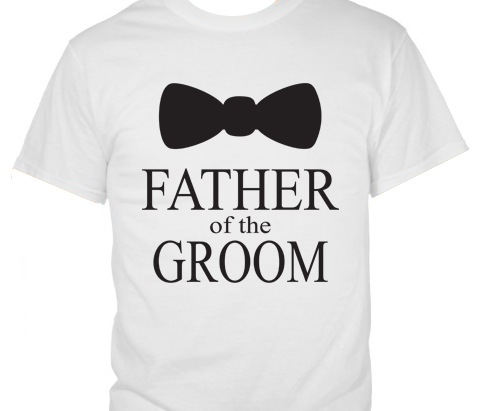 Bow Tie Father of the Groom T  Shirt