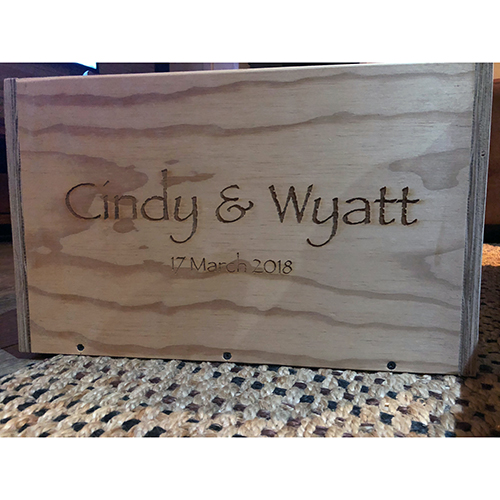 Customisable Jenga Block Guest Book South Africa Wedding