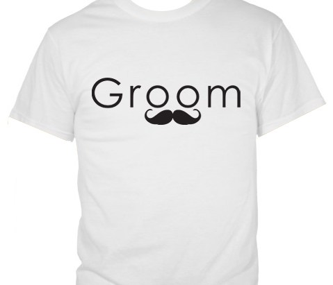 Moustache Groom T-Shirt