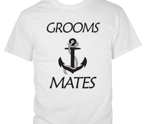 Grooms Anchor Mates T-Shirt