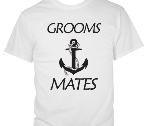 Grooms Anchor Mates T-Shirt