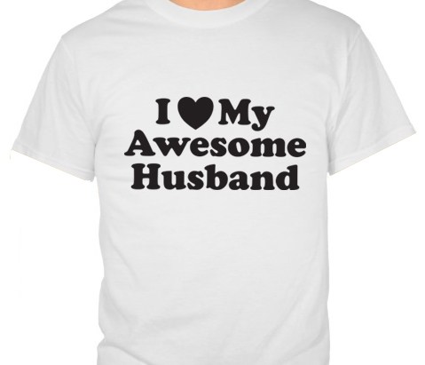 I Love My Awesome Husband T-Shirt
