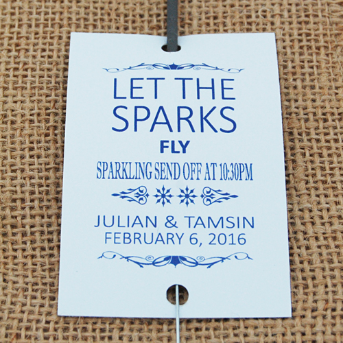 Let the Sparks Fly Sparklers + Tags (Long)