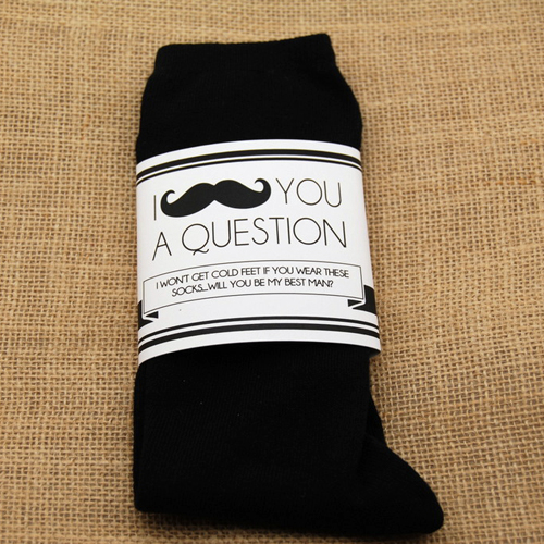 I Moustache You Socks