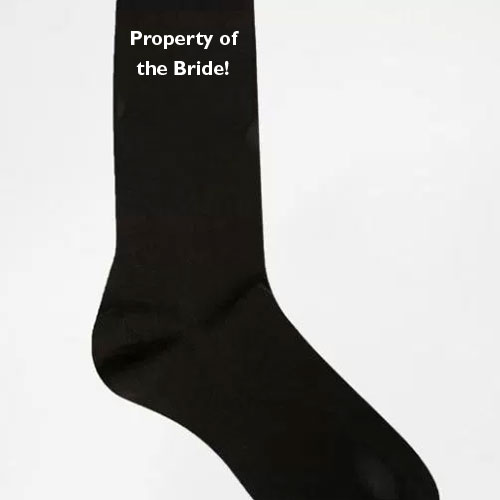Property of the Bride Socks