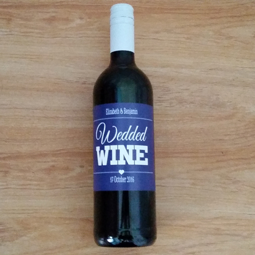 Wedded Wine Label