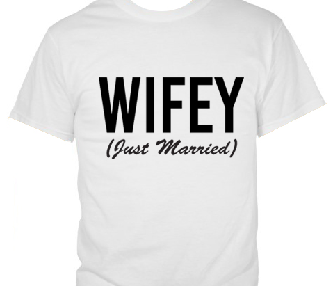 Wifey (Just Married) T-Shirt